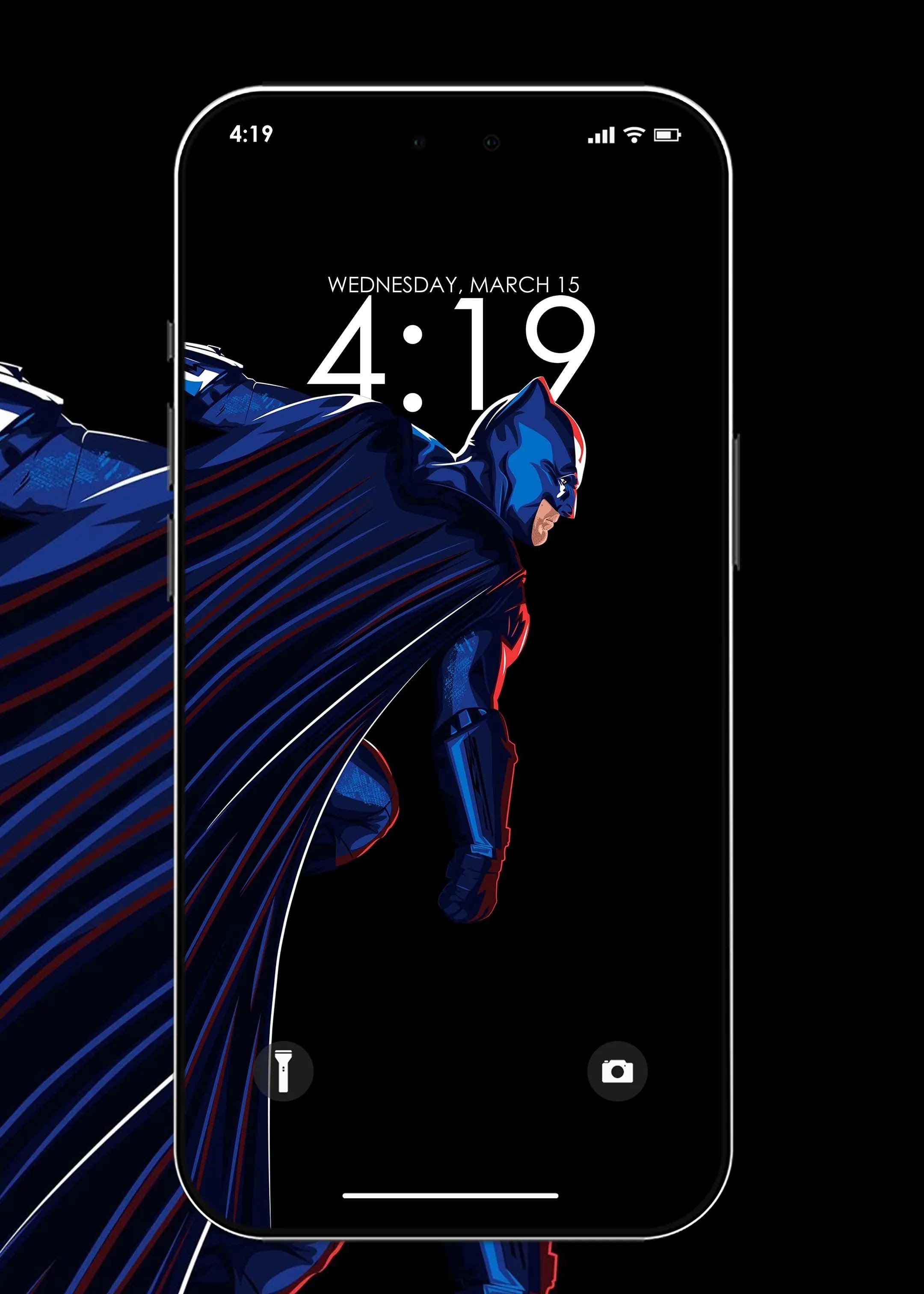 Batman 4K OLED wallpaper phone